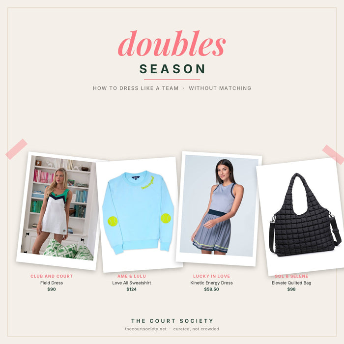 Doubles Season: How to Dress Like a Team Without Matching