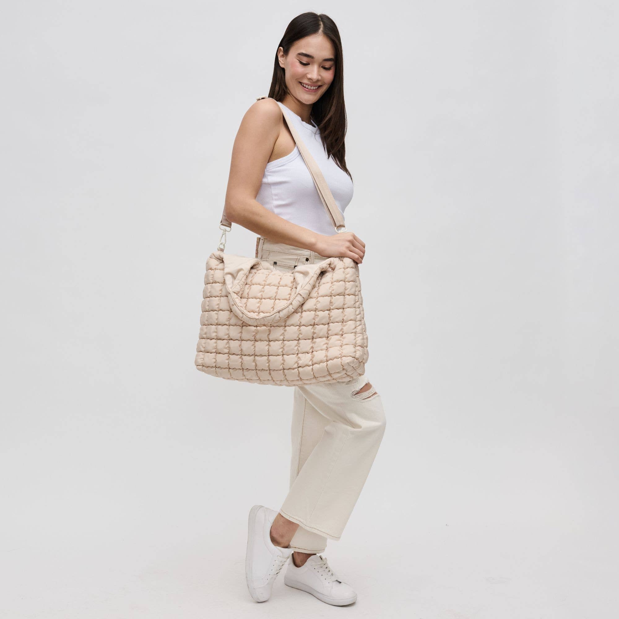 Sol and Selene - Elevate - Quilted Puffer Nylon Hobo