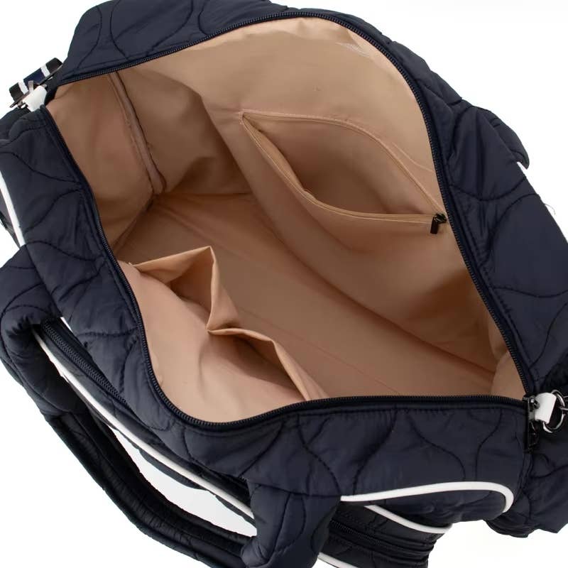 Quilted Elegance Tennis Duffel
