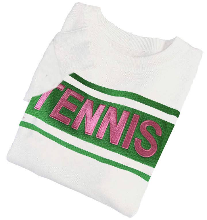 Lightweight Crew Neck Tennis Sweater