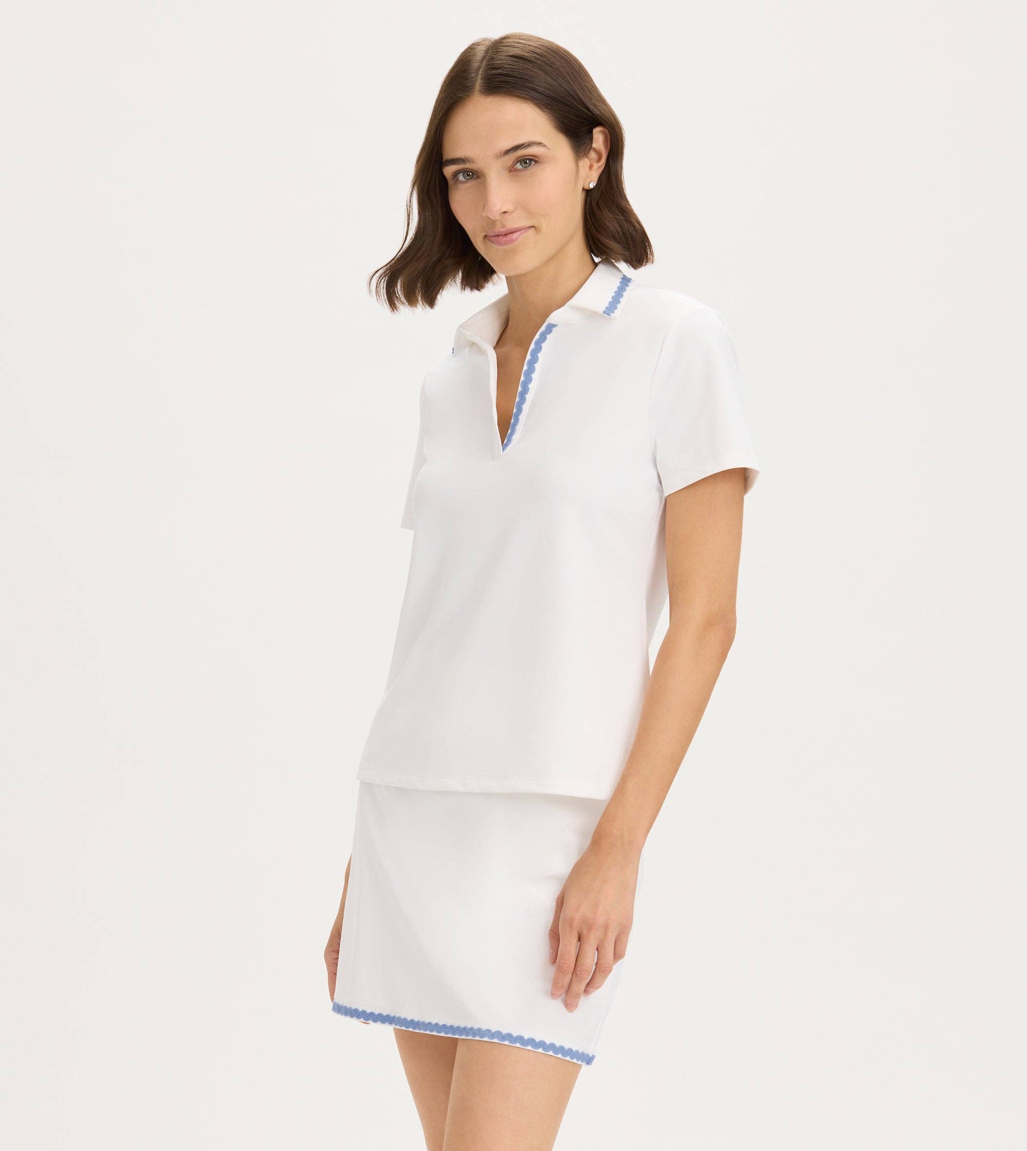 The Ric Rac Performance Polo: A Feminine Twist on a Timeless Classic