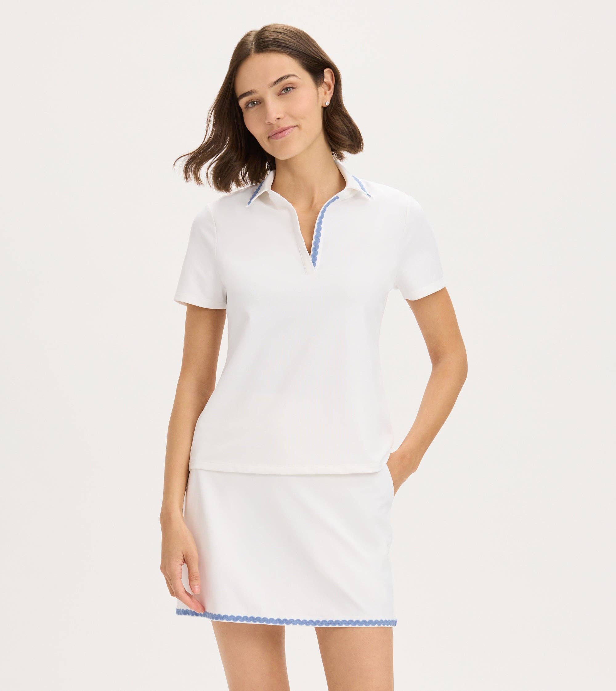The Ric Rac Performance Polo: A Feminine Twist on a Timeless Classic