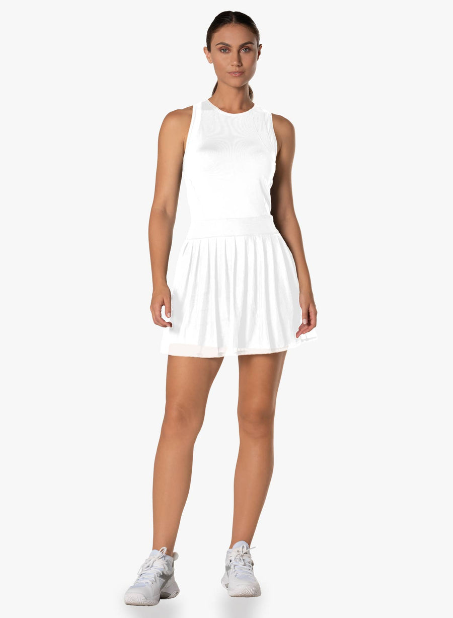 Lucky In Love - Women's Next Level Dress - WHITE
