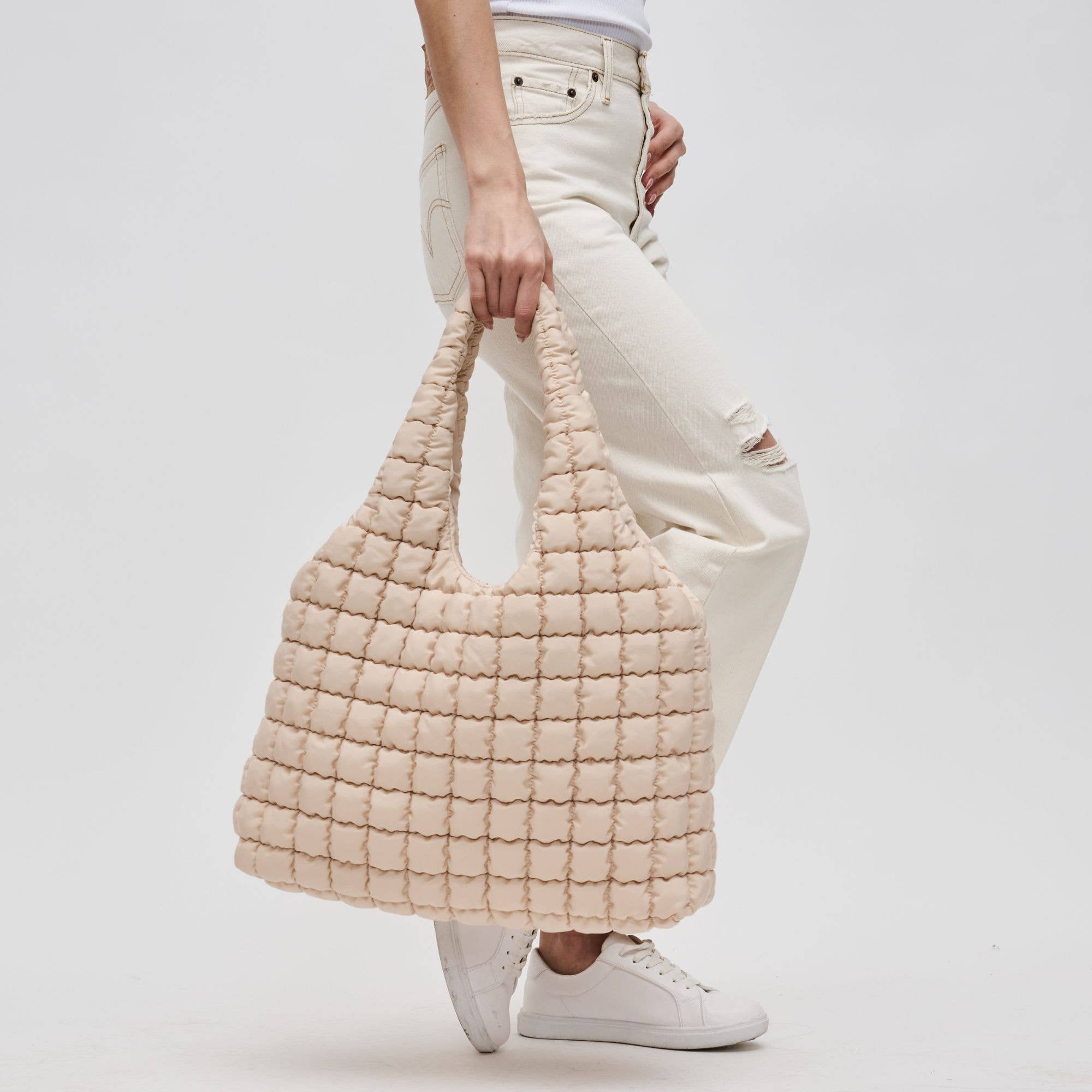 Sol and Selene - Elevate - Quilted Puffer Nylon Hobo