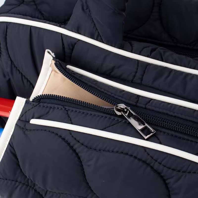 Quilted Elegance Tennis Duffel