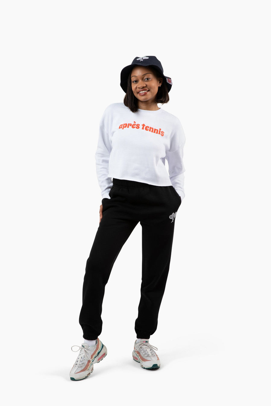 Love All Tennis — Après Crop Crew on a model, studio