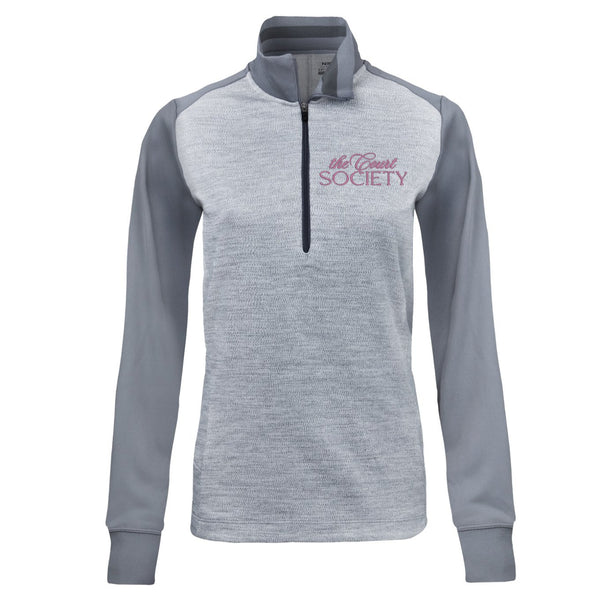 The Court Society Nike Dri-FIT Ladies 1/2-Zip Cover-Up — women's tennis cover-up at The Court Society boutique