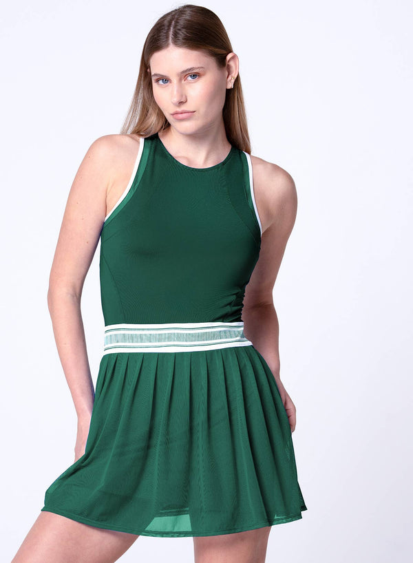 Lucky In Love - Women's Level Up Dress - TEAM GREEN