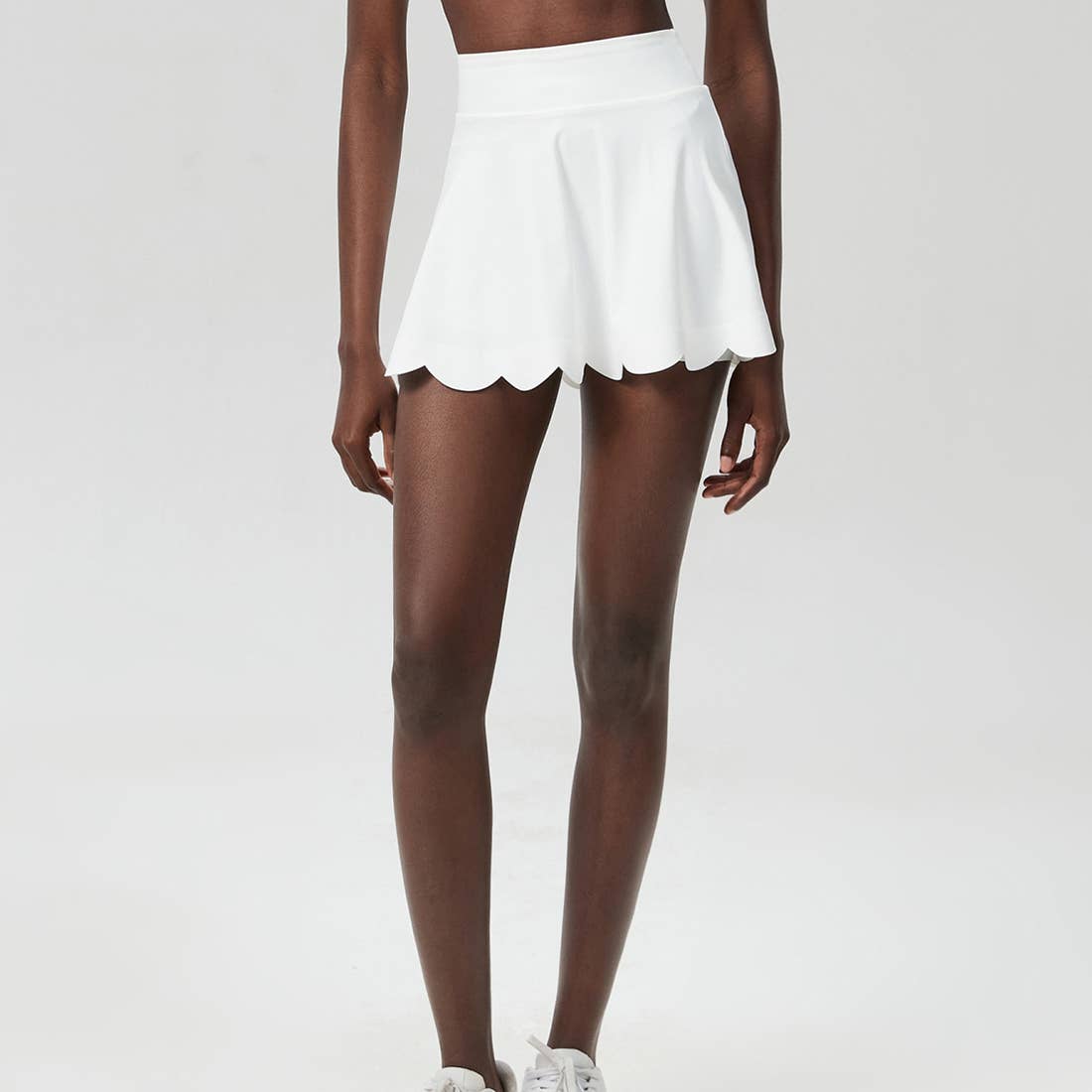 Sodalemon Scalloped Wave Tennis Skirt