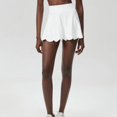Sodalemon Scalloped Wave Performance Skirt — women's tennis skirt at The Court Society boutique