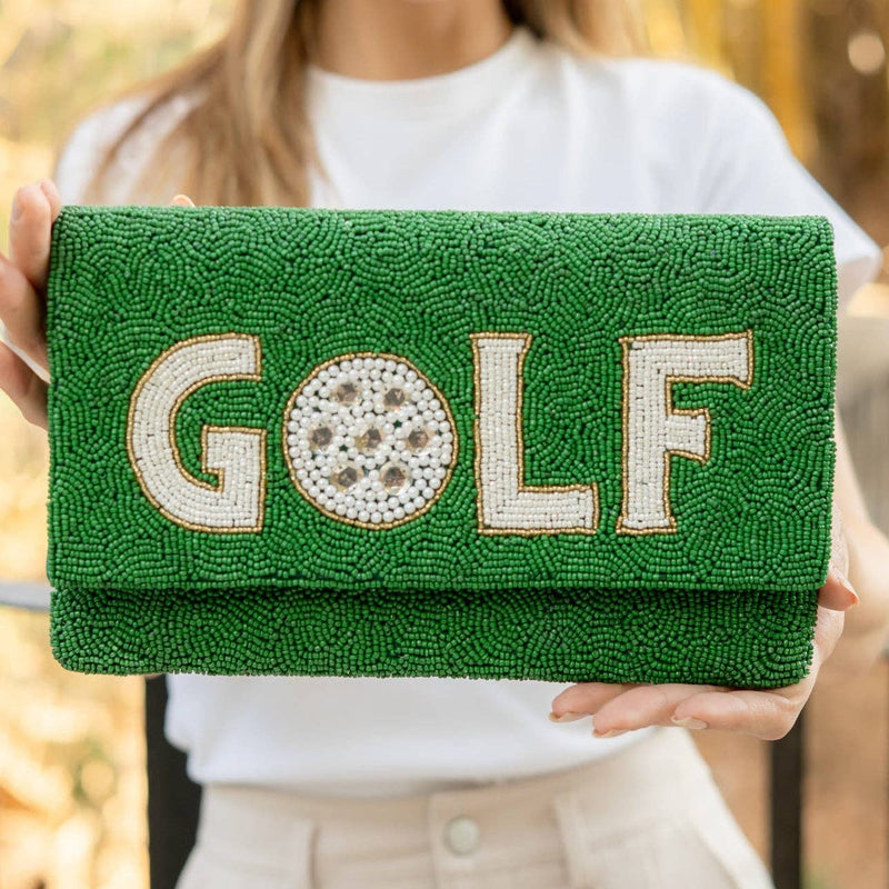 Twine and Love - Golf Beaded Clutch Purse