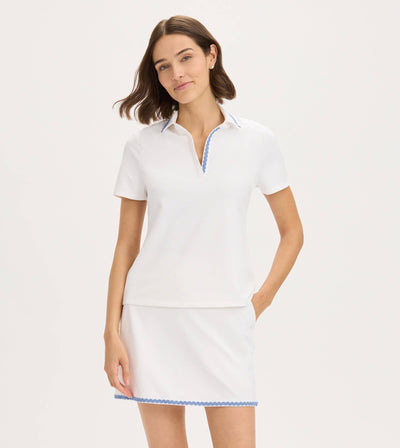 RNWK Ric Rac Performance Tennis Polo — back view