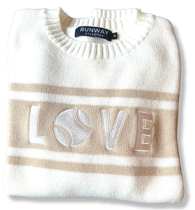 Runway Athletics Collegiate Crew Neck Tennis Sweater — additional view