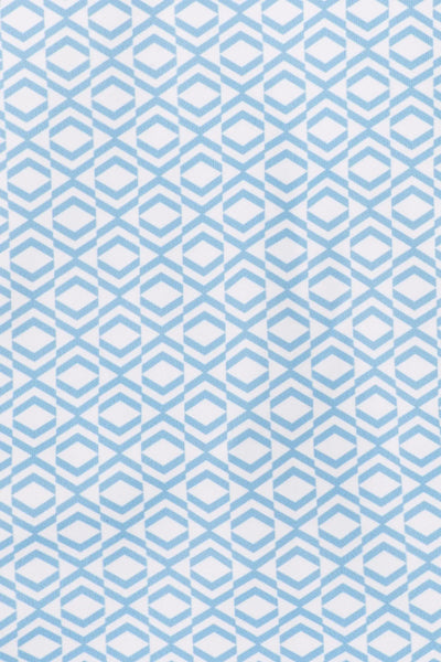 Birdie & Ace Scarlett Racerback Tennis Polo — fabric detail