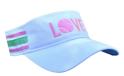 Runway Athletics Cotton Canvas Visor — women's tennis visor at The Court Society boutique