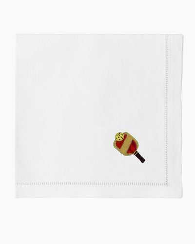 Henry Handwork Pickleball Cocktail Napkin — women's pickleball napkin at The Court Society boutique