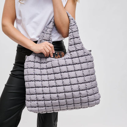 Sol and Selene - Elevate - Quilted Puffer Nylon Hobo