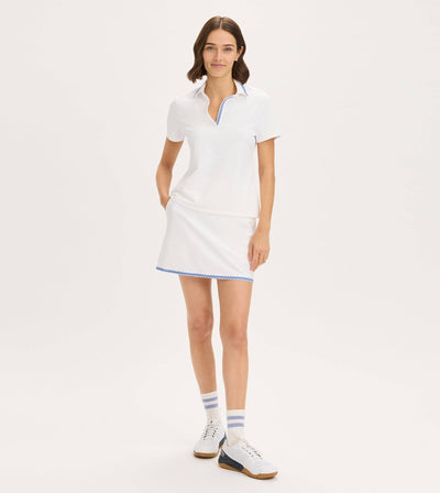 RNWK Ric Rac Performance Tennis Polo — collar detail