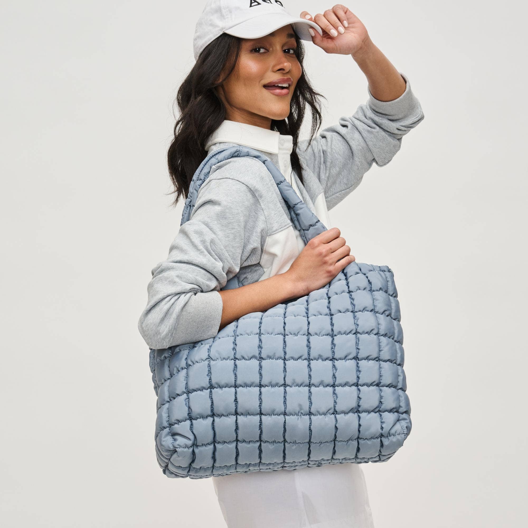 Sol and Selene - Elevate - Quilted Puffer Nylon Hobo