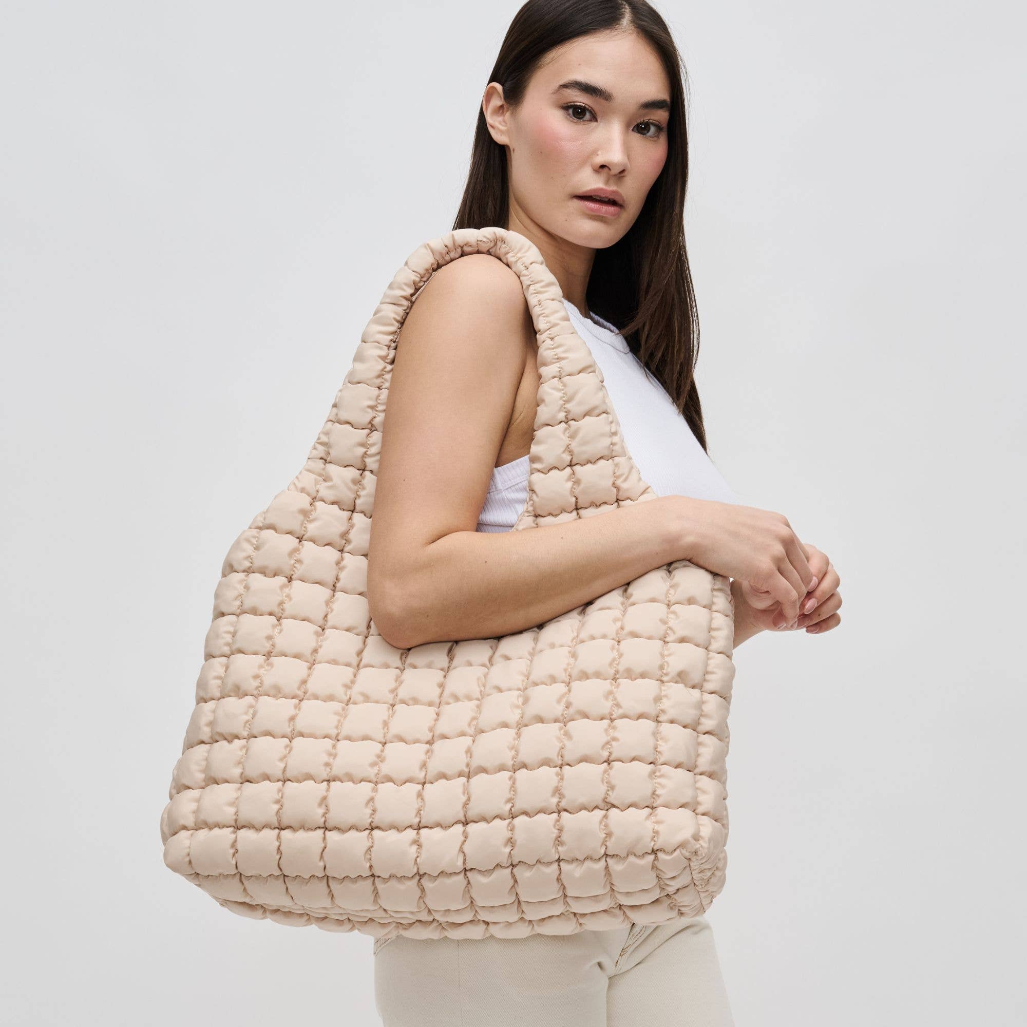 Sol and Selene - Elevate - Quilted Puffer Nylon Hobo