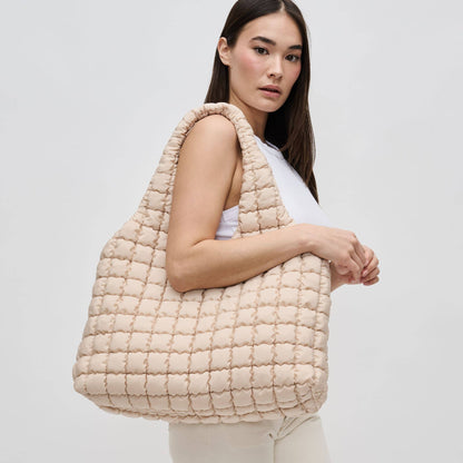 Sol and Selene - Elevate - Quilted Puffer Nylon Hobo