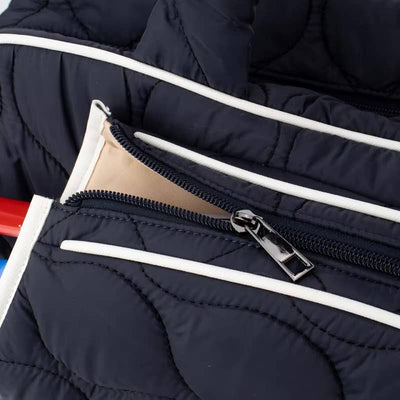 Runway Athletics Quilted Tennis Duffel Bag — detail view