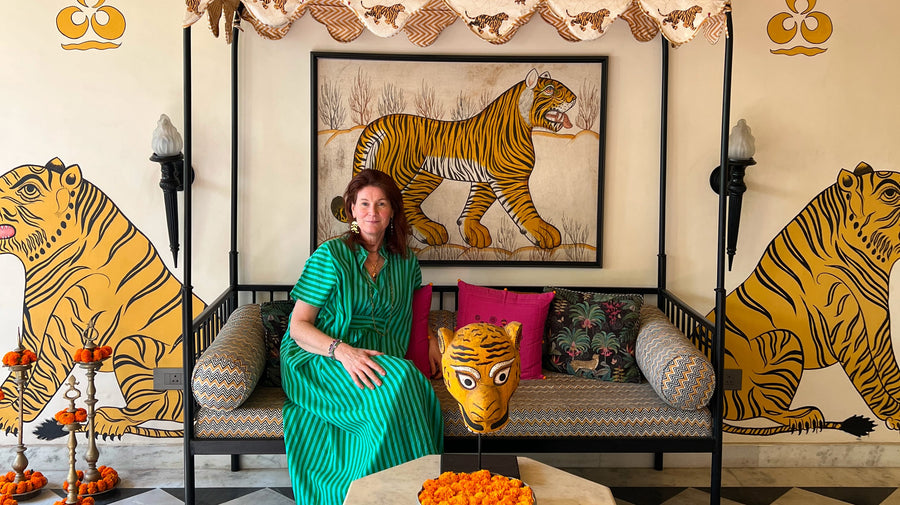 INK + ALLOY — Founder Gretchen in India