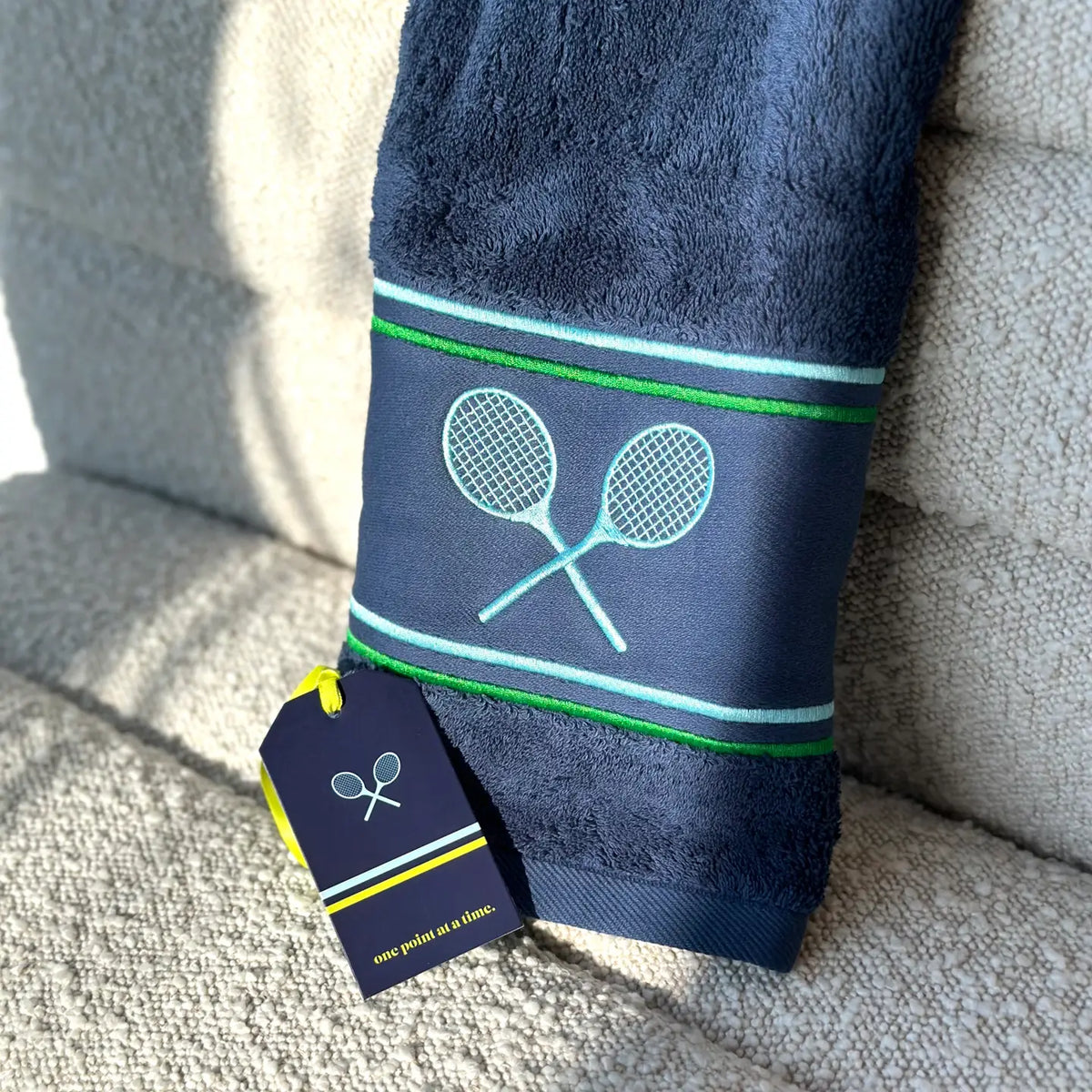 Courtgirl Ace Edition Tennis Sport Towel – Embroidered Cotton