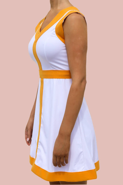 Paddle & Palm Everything Dress in Orange — additional view