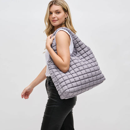 Sol and Selene - Elevate - Quilted Puffer Nylon Hobo